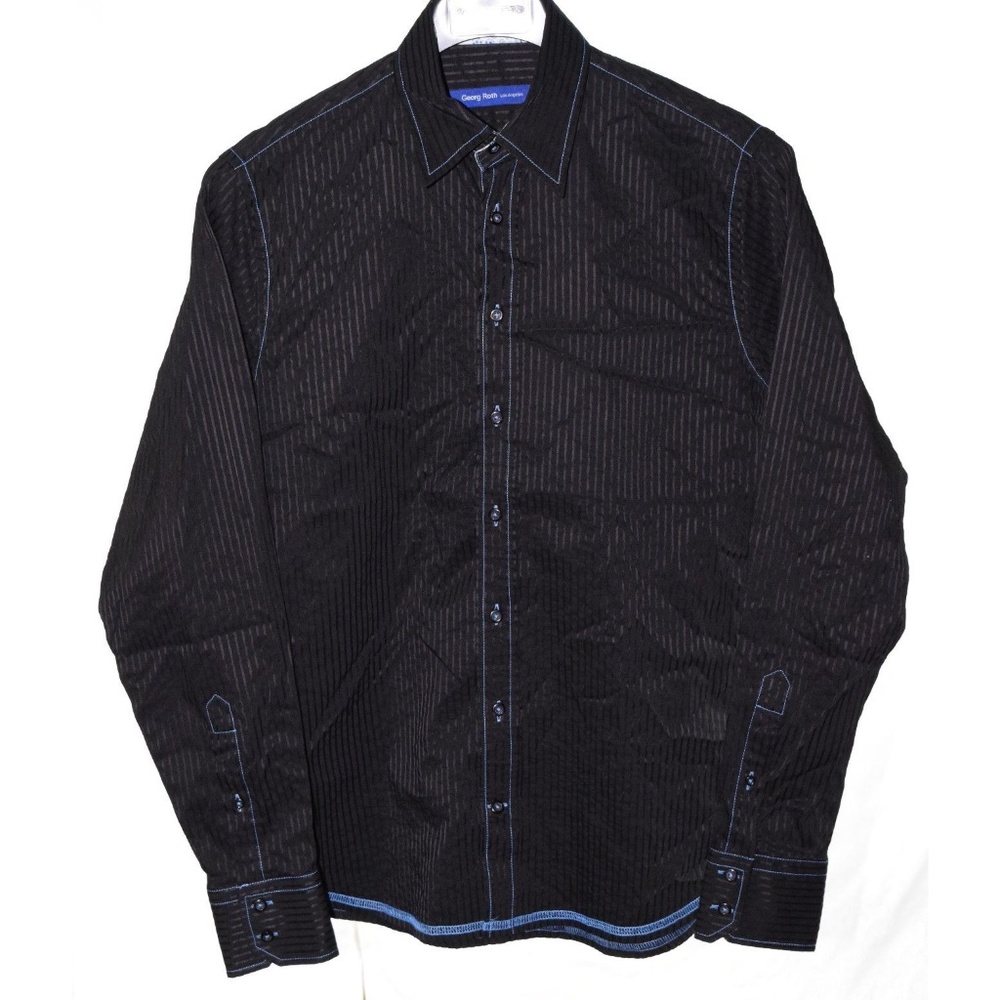 Georg Roth (Medium) Black Long Sleeve Button Front